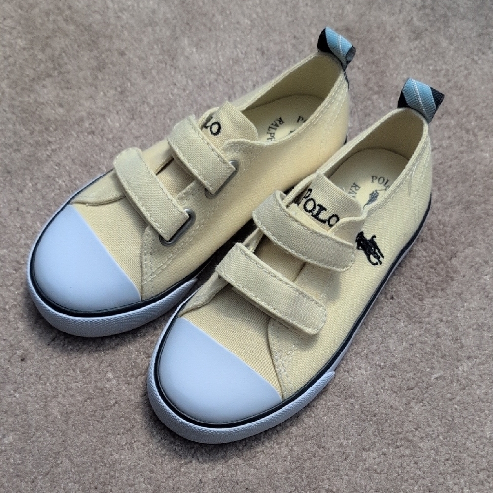 Polo by Ralph Lauren Kids Yellow Canvas Sneakers